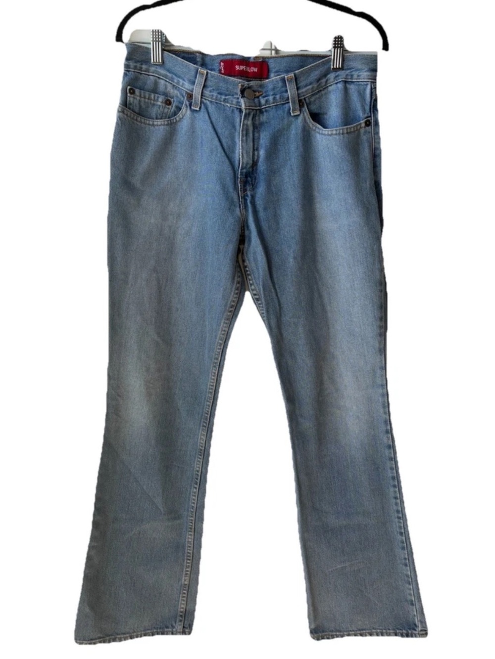 Vintage Levi’s 518 superlow Bootcut Light Wash cowboy Y2K western 9 jr jeans